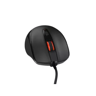 Natec optická myš PIGEON 2/4 000 DPI/Kancelářská/Optická/4 000 DPI/Drátová USB/Černá