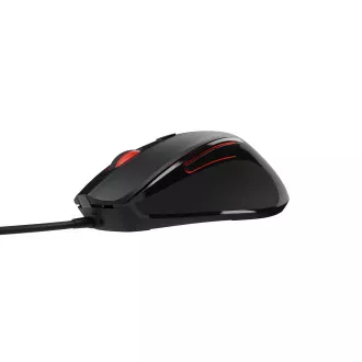 Natec optická myš PIGEON 2/4 000 DPI/Kancelářská/Optická/4 000 DPI/Drátová USB/Černá