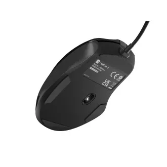 Natec optická myš PIGEON 2/4 000 DPI/Kancelářská/Optická/4 000 DPI/Drátová USB/Černá