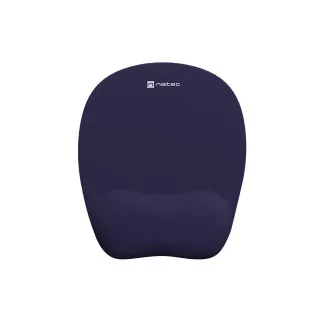 Podložka pod myš ergonomická Natec CHIPMUNK, paměťová pěna, Navy modrá, 230x200 mm