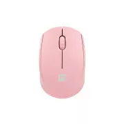 Myš Natec STORK/Kancelářská/Optická/1 600 DPI/Bezdrátová USB/Růžová
