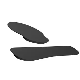 Ergonomický set podložek pod zápěstí Natec CHIPMUNK 2v1, černá