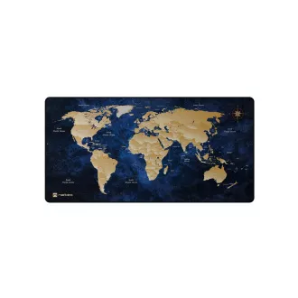 Maxi podložka pod myš Natec WORLD, 80x40cm, modrá Maxi podložka pod myš Natec WORLD, 80x40cm, modrá