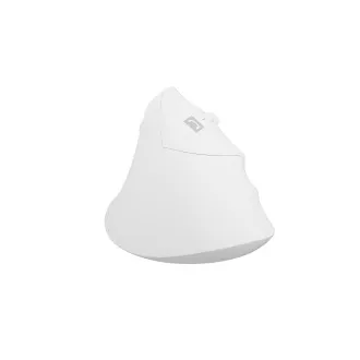 Bezdrátová myš Natec CRAKE 2/Kancelářská/Optická/2 400 DPI/USB+BT/Bílá/Vertikální/Optická/Pro pravák