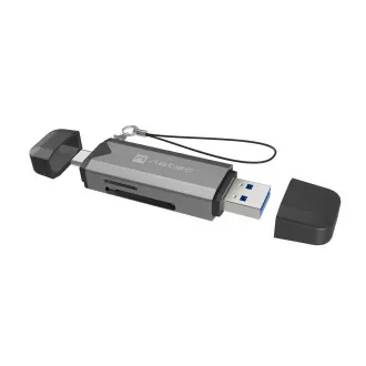 Čtečka karet Natec SCARAB 3 USB-A + USB-C 3.1 GEN 1/microSD/microSDHC/microSDXC/SD/SDHC/SDXC/T-Flash