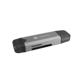Čtečka karet Natec SCARAB 3 USB-A + USB-C 3.1 GEN 1/microSD/microSDHC/microSDXC/SD/SDHC/SDXC/T-Flash