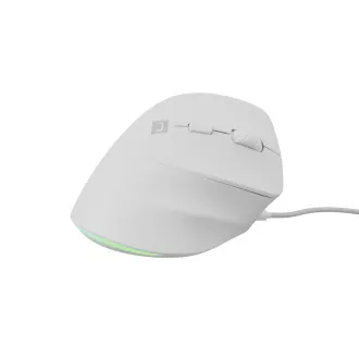 Vertikální myš Natec CRAKE 2 PRO/Vertikální/Optická/Pro praváky/12 400 DPI/Drátové USB-A/Bílá Vertikální myš Natec CRAKE 2 PRO/Vertikální/Optická/Pro praváky/12 400 DPI/Drátové USB-A/Bílá