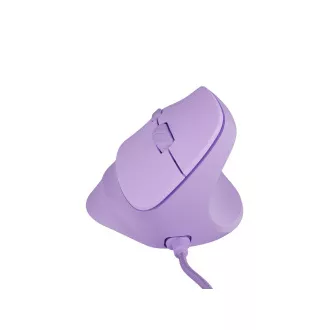Vertikální myš Natec CRAKE 2 PRO/Vertikální/Optická/Pro praváky/12 400 DPI/Drátové USB-A/Fialová Vertikální myš Natec CRAKE 2 PRO/Vertikální/Optická/Pro praváky/12 400 DPI/Drátové USB-A/Fialová