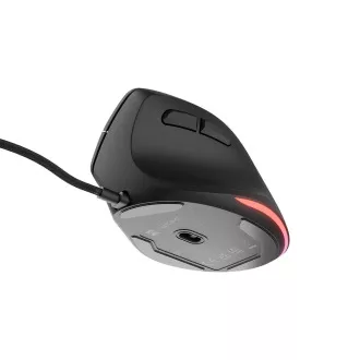 Vertikální myš Natec CRAKE 2 PRO/Vertikální/Optická/Pro praváky/12 400 DPI/Drátové USB-A/Černá Vertikální myš Natec CRAKE 2 PRO/Vertikální/Optická/Pro praváky/12 400 DPI/Drátové USB-A/Černá