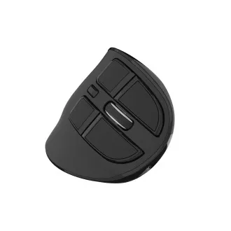Vertikální bezdrátová myš Natec EUPHONIE PRO/Vertikální/Blue Sense/Pro praváky/4 000 DPI/USB+BT/Čern