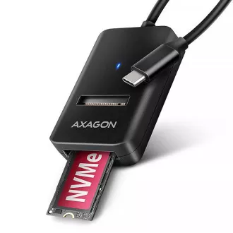AXAGON ADM2-CM USB-C 10Gbps - M.2 NVMe & SATA SSD adaptér, kabel USB-C 10cm AXAGON ADM2-CM USB-C 10Gbps - M.2 NVMe & SATA SSD adaptér, kabel USB-C 10cm
