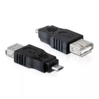 PremiumCord USB redukce A/female-MicroUSB/male