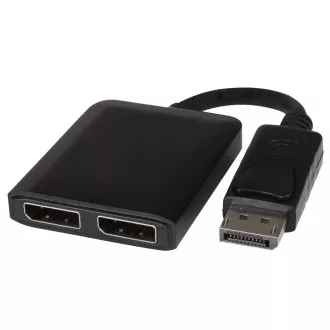 PremiumCord adaptér DisplayPort - 2x DisplayPort, rozšíření + zrcadlení obrazu, 4K*2K@30Hz PremiumCord adaptér DisplayPort - 2x DisplayPort, rozšíření + zrcadlení obrazu, 4K*2K@30Hz