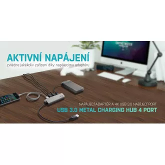 i-tec USB 3.0 Metal Charging HUB 4 Port i-tec USB 3.0 Metal Charging HUB 4 Port