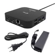 i-tec USB-C Dual HDMI Docking Station with Power Delivery 100W + i-tec Universal Charger 100W