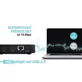 i-tec USB-C DP Dual HDMI Docking Station, Power Delivery 100W i-tec USB-C DP Dual HDMI Docking Station, Power Delivery 100W