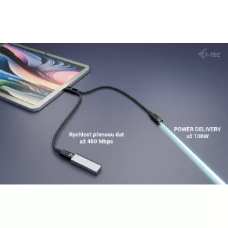 i-tec USB-C Cable Splitter Audio/Data, Power Delivery 100W i-tec USB-C Cable Splitter Audio/Data, Power Delivery 100W