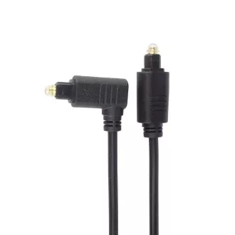 PremiumCord Kabel Toslink - Toslink 90°, tloušťka kabelu:4.0mm, délka 2m PremiumCord Kabel Toslink - Toslink 90°, tloušťka kabelu:4.0mm, délka 2m