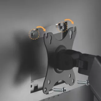 Držák monitoru Brateck LDT46-C024E dvě ramena vedle sebe mechanická pružina Držák monitoru Brateck LDT46-C024E dvě ramena vedle sebe mechanická pružina