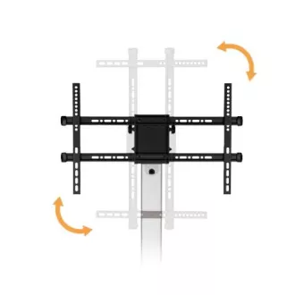 ALU pojízdný stojan Brateck FS44-46TW pro TV 37"-86" 50kg police ALU pojízdný stojan Brateck FS44-46TW pro TV 37"-86" 50kg police