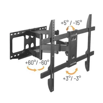 Výsuvný držák Brateck LPA69-466 pro TV 37"-80" 60kg polohovatelný nástěnný Heavy Duty Výsuvný držák Brateck LPA69-466 pro TV 37"-80" 60kg polohovatelný nástěnný Heavy Duty