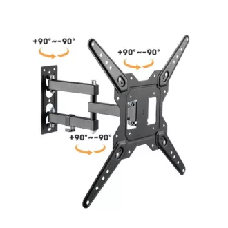 Výsuvný držák Brateck LPA68-443 pro TV 23"-55" 30kg polohovatelný nástěnný Výsuvný držák Brateck LPA68-443 pro TV 23"-55" 30kg polohovatelný nástěnný