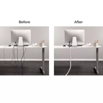 Fellowes Cablezip organizér a chránic kabeláže bílý Fellowes Cablezip organizér a chránic kabeláže bílý
