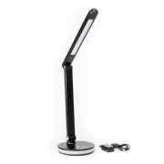 Platinet PDL400RGBB stolní LED lampa 12W stmívatelná, dotykové ovládání, USB port, černá