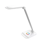 Platinet PDLQ60 stolní LED lampa 18W stmívatelná, dotykové ovládání, USB port, bílá