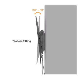 Držák Brateck LP73-69T pro TV 60"-120" 120kg polohovatelný nástěnný Heavy Duty