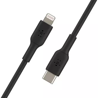 Belkin Lighting to USB-C kabel, 2m, černý