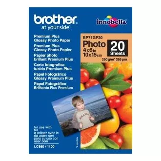 BP71GP20, 20 listů, 10x15cm Premium Glossy,260g