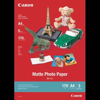 Canon MP-101, A4 fotopapír matný, 50 ks, 170g/m Canon MP-101, A4 fotopapír matný, 50 ks, 170g/m
