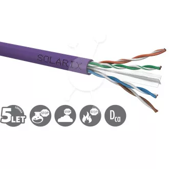 Instalační kabel Solarix CAT6 UTP LSOH Dca-s2,d2,a1 500m/cívka SXKD-6-UTP-LSOH Instalační kabel Solarix CAT6 UTP LSOH Dca-s2,d2,a1 500m/cívka SXKD-6-UTP-LSOH