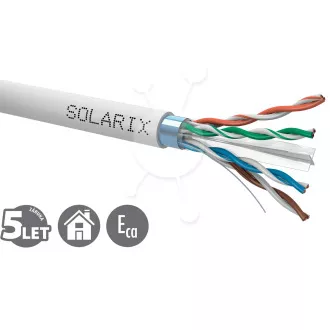 Instalační kabel Solarix CAT6 FTP PVC Eca 500m/cívka SXKD-6-FTP-PVC Instalační kabel Solarix CAT6 FTP PVC Eca 500m/cívka SXKD-6-FTP-PVC