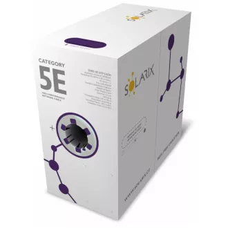 Instalační kabel Solarix CAT5E UTP LSOH Dca-s1,d2,a1 500m/box SXKD-5E-UTP-LSOH Instalační kabel Solarix CAT5E UTP LSOH Dca-s1,d2,a1 500m/box SXKD-5E-UTP-LSOH