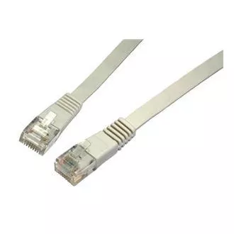 SOLARIX patch kabel plochý CAT5E UTP LSOH 2m šedý