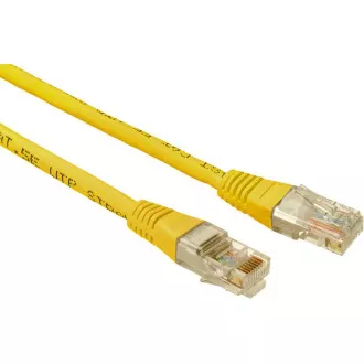 SOLARIX patch kabel CAT5E UTP PVC 5m žlutý SOLARIX patch kabel CAT5E UTP PVC 5m žlutý