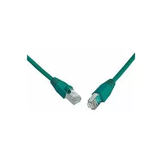 SOLARIX patch kabel CAT5E SFTP PVC 15m zelený snag-proof SOLARIX patch kabel CAT5E SFTP PVC 15m zelený snag-proof