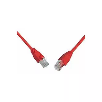 SOLARIX patch kabel CAT5E SFTP PVC 3m červený SOLARIX patch kabel CAT5E SFTP PVC 3m červený