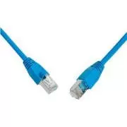 SOLARIX patch kabel CAT6 SFTP PVC 1m modrý snag-proof