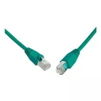 SOLARIX patch kabel CAT6 SFTP PVC 1m zelený SOLARIX patch kabel CAT6 SFTP PVC 1m zelený