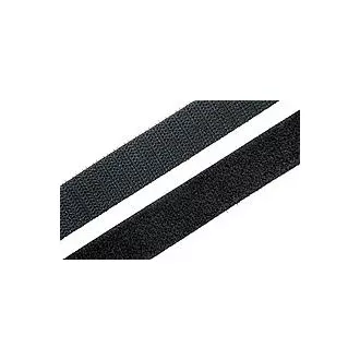 Oboustranný suchý zip Solarix,šířka 10mm,25m,černý Oboustranný suchý zip Solarix,šířka 10mm,25m,černý