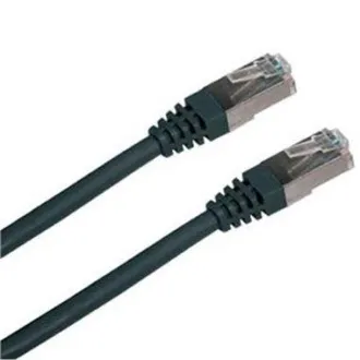 Patchkabel S/FTP,Cat6,2xRJ45, 0,5m černý Patchkabel S/FTP,Cat6,2xRJ45, 0,5m černý