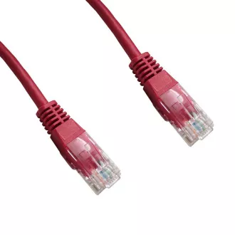 DATACOM Patch cord UTP Cat6 1m červený DATACOM Patch cord UTP Cat6 1m červený