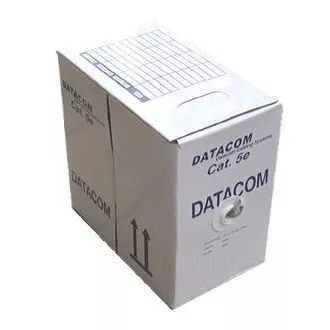 DATACOM FTP Cat5e PVC kabel 305m (lanko) šedý