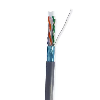DATACOM FTP drát CAT6 PVC 500m cívka šedý DATACOM FTP drát CAT6 PVC 500m cívka šedý