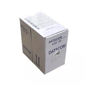 DATACOM UTP flex,Cat5e PVC,šedý,305m,lanko DATACOM UTP flex,Cat5e PVC,šedý,305m,lanko