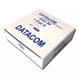 DATACOM UTP flex,Cat6 PVC,šedý,100m,lanko