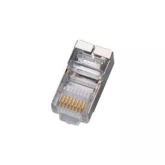 Konektor RJ45 STP Cat5e 8p8c pro licnu (10ks) Konektor RJ45 STP Cat5e 8p8c pro licnu (10ks)